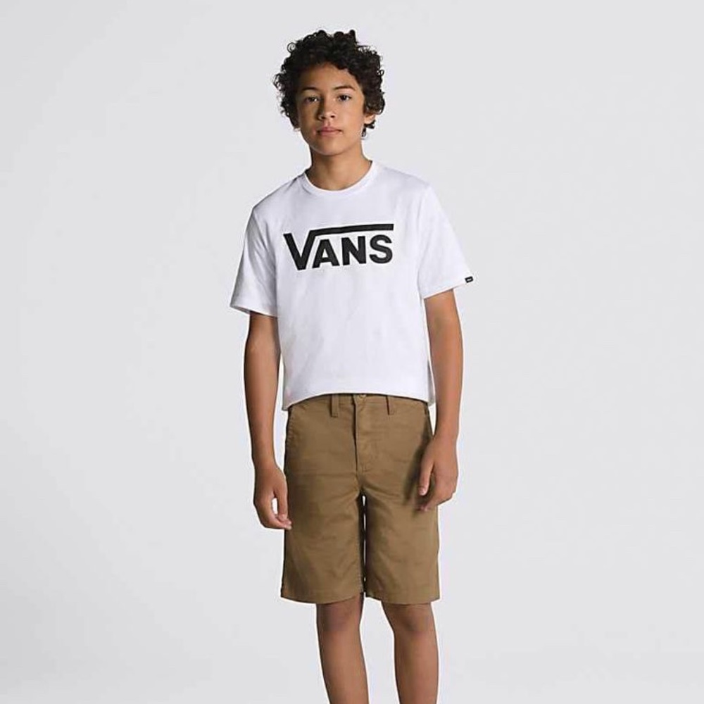 BRAND NEW boy youth vans authentic stretch shorts size 25/10 & 26/12